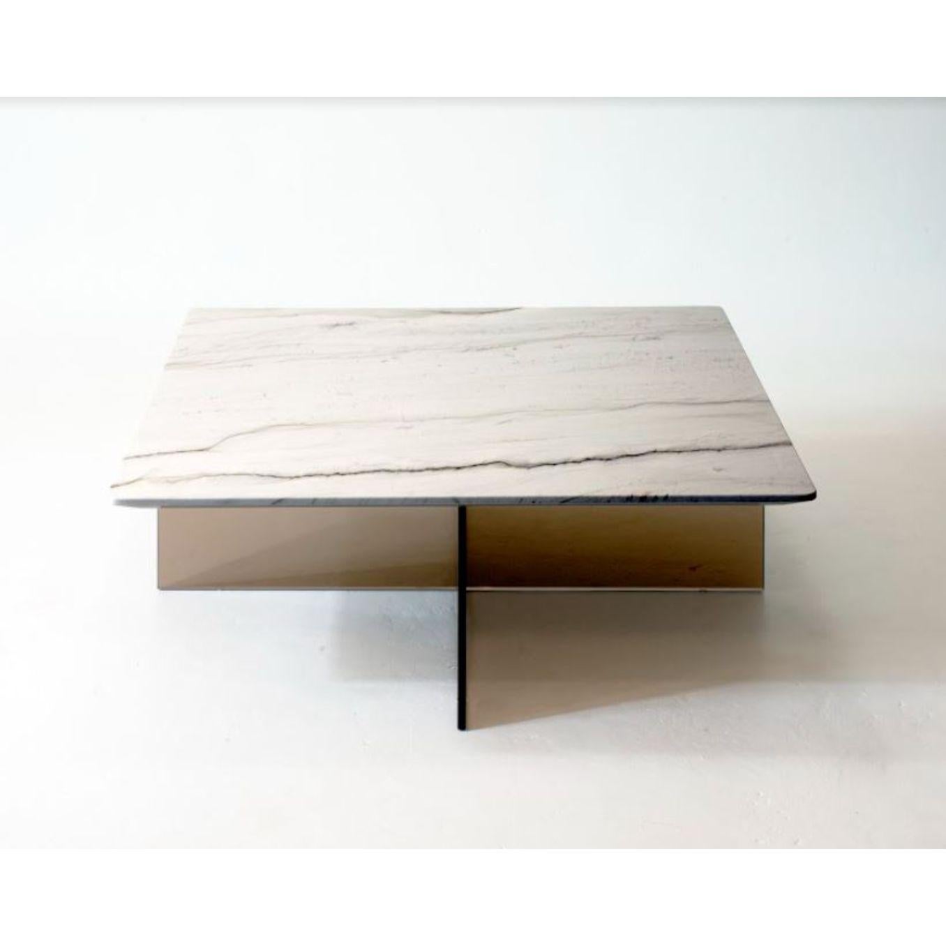 Canadian Beside Myself Square Coffee Table by Claste For Sale