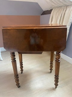 beside table