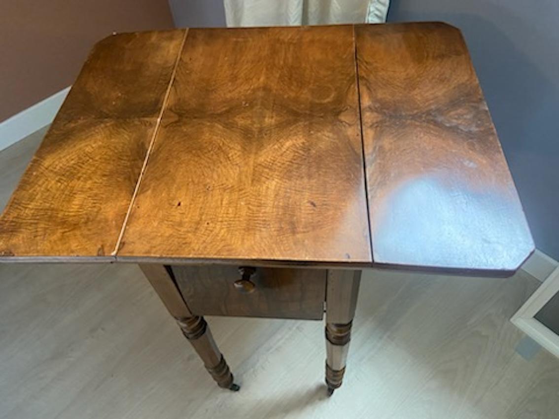Carved beside table For Sale