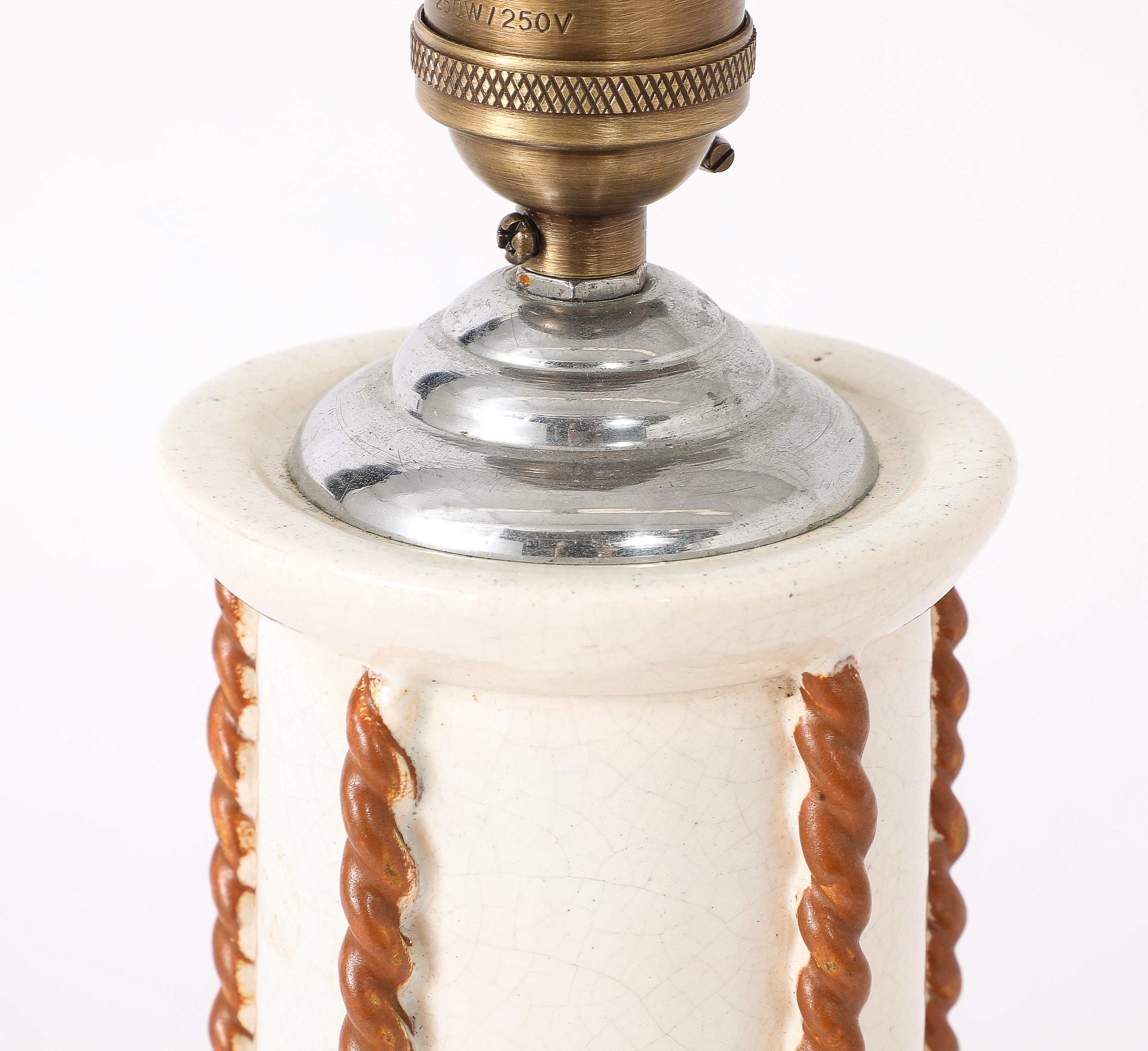 Lampe de table Besnard, France, années 1940 en vente 3