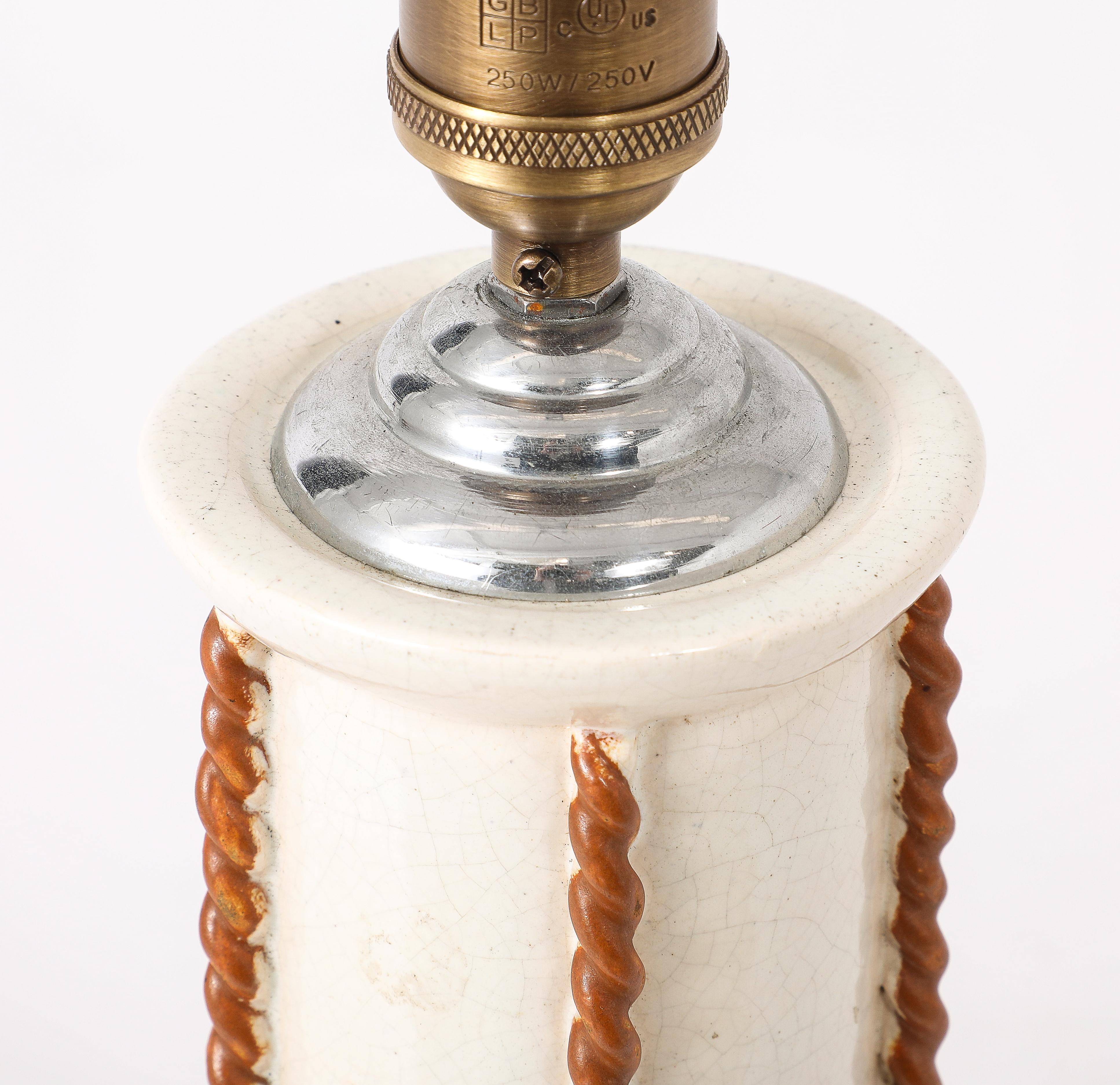 Lampe de table Besnard, France, années 1940 en vente 5
