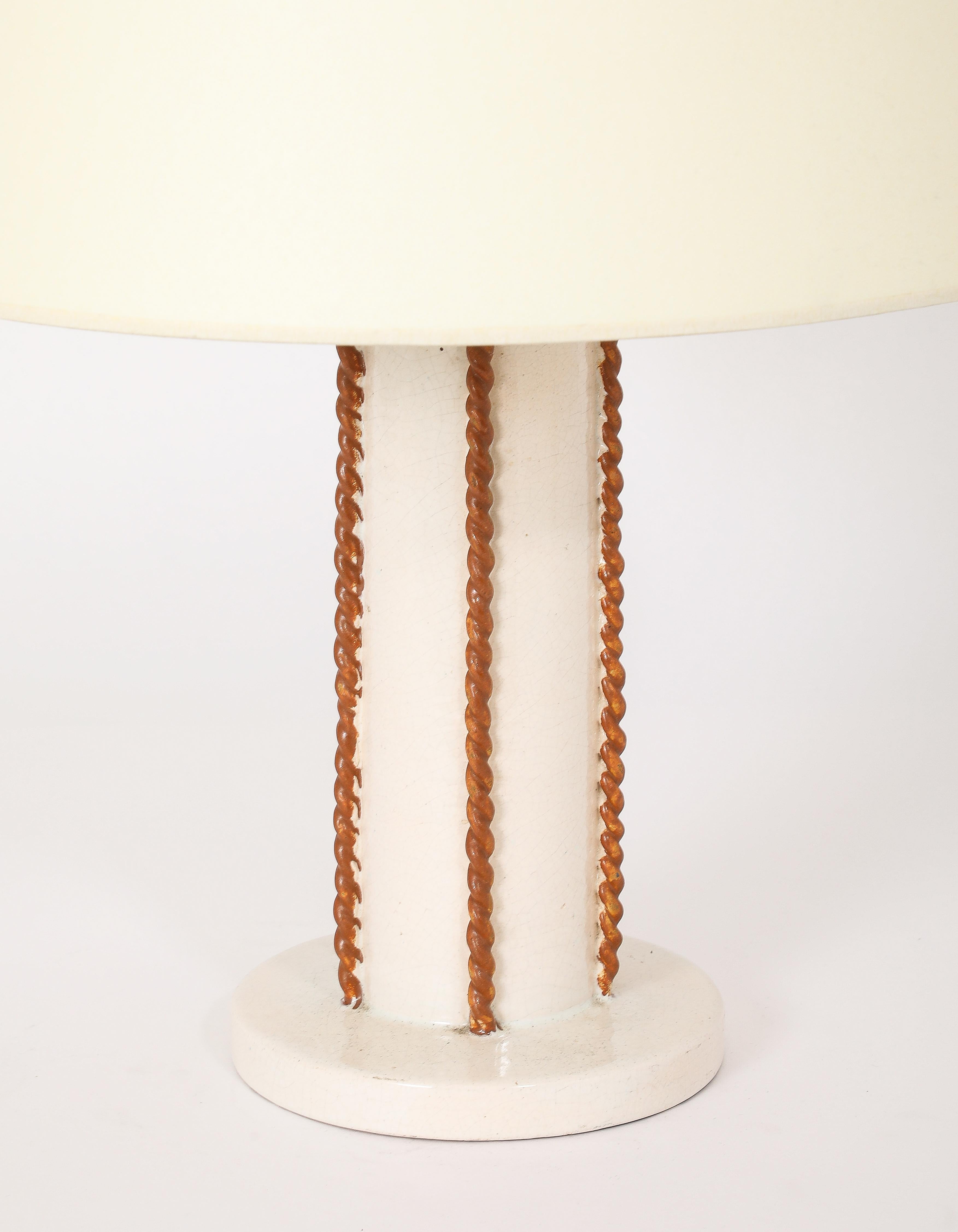 Français Lampe de table Besnard, France, années 1940 en vente