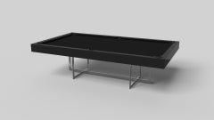 Elevate Customs Beso Pool Table / Solid Pantone Black Color in 9' - Made in USA