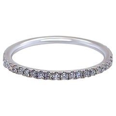 Bespoke 18ct White Gold Diamond Wedding Band 0.34ct