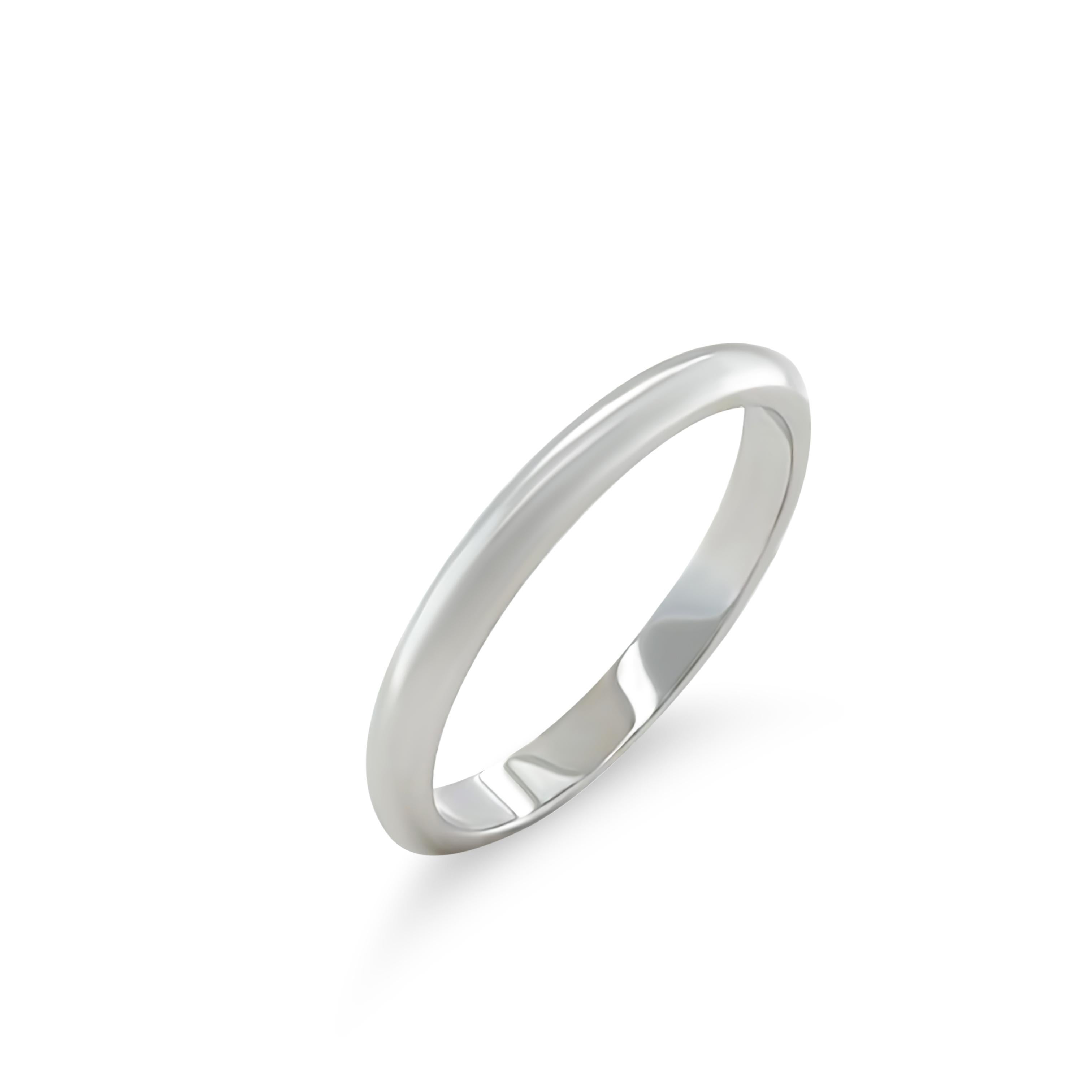 Bespoke 18ct White Gold Wedding Band 2.3g In Excellent Condition For Sale In SYDNEY, NSW