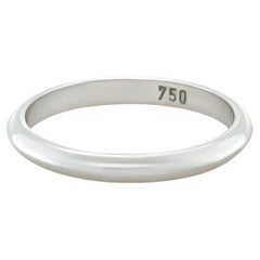Alliance sur mesure en or blanc 18 carats 2,3 g