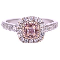 Bespoke 18ct White
Rose Gold Pink Diamond Ring 0.46ct Bespoke 18ct White
Rose Gold Pink Diamond Ring 0.46ct