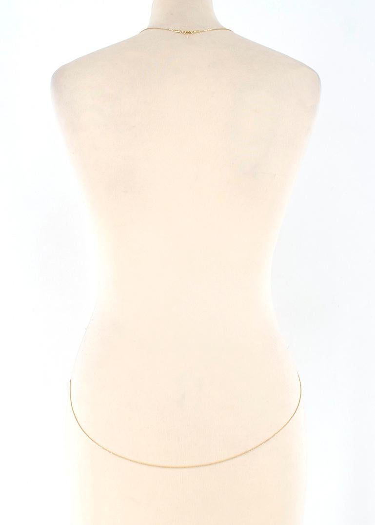 18k gold belly chain