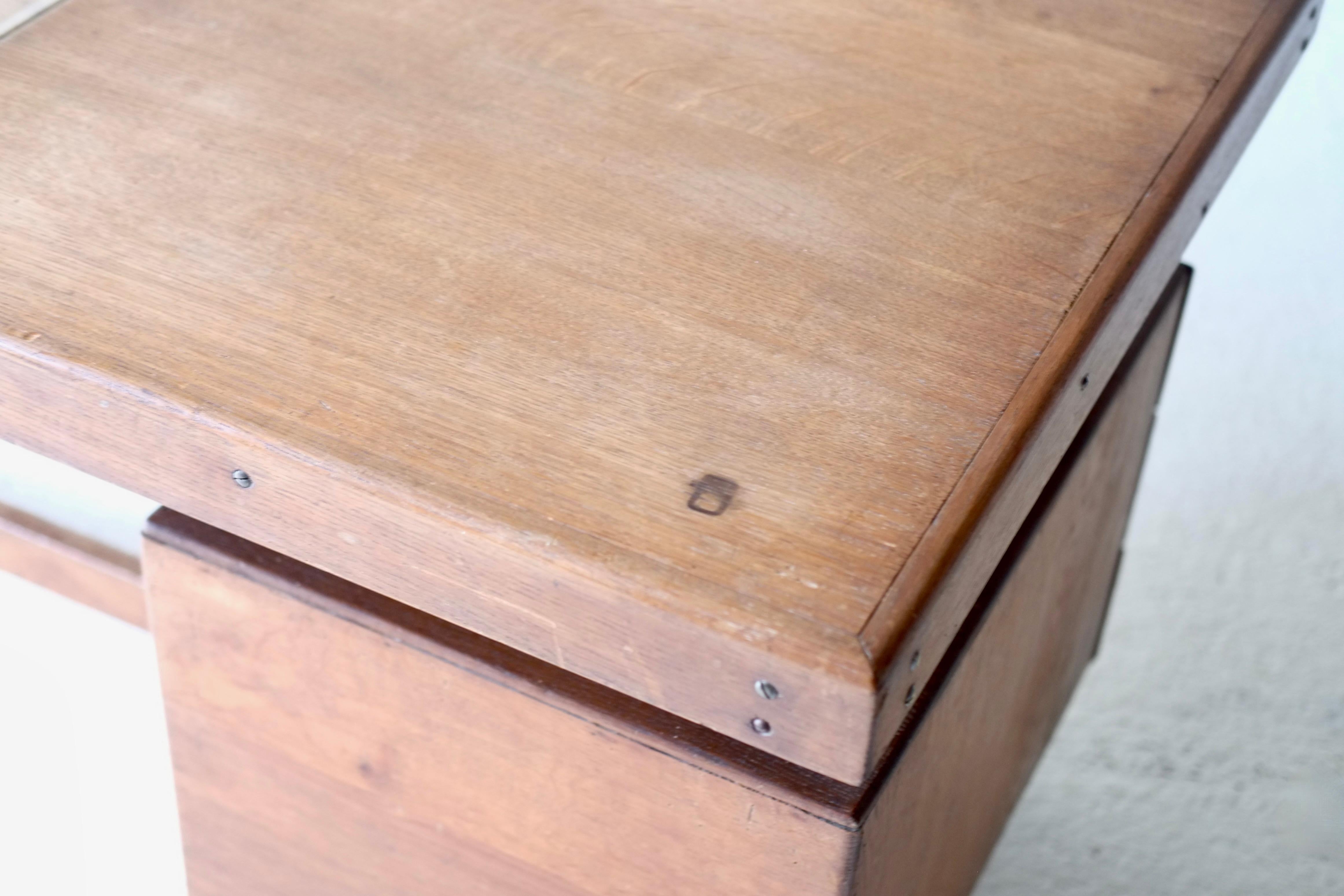 20th Century Bespoke 1950's French Desk For Sale