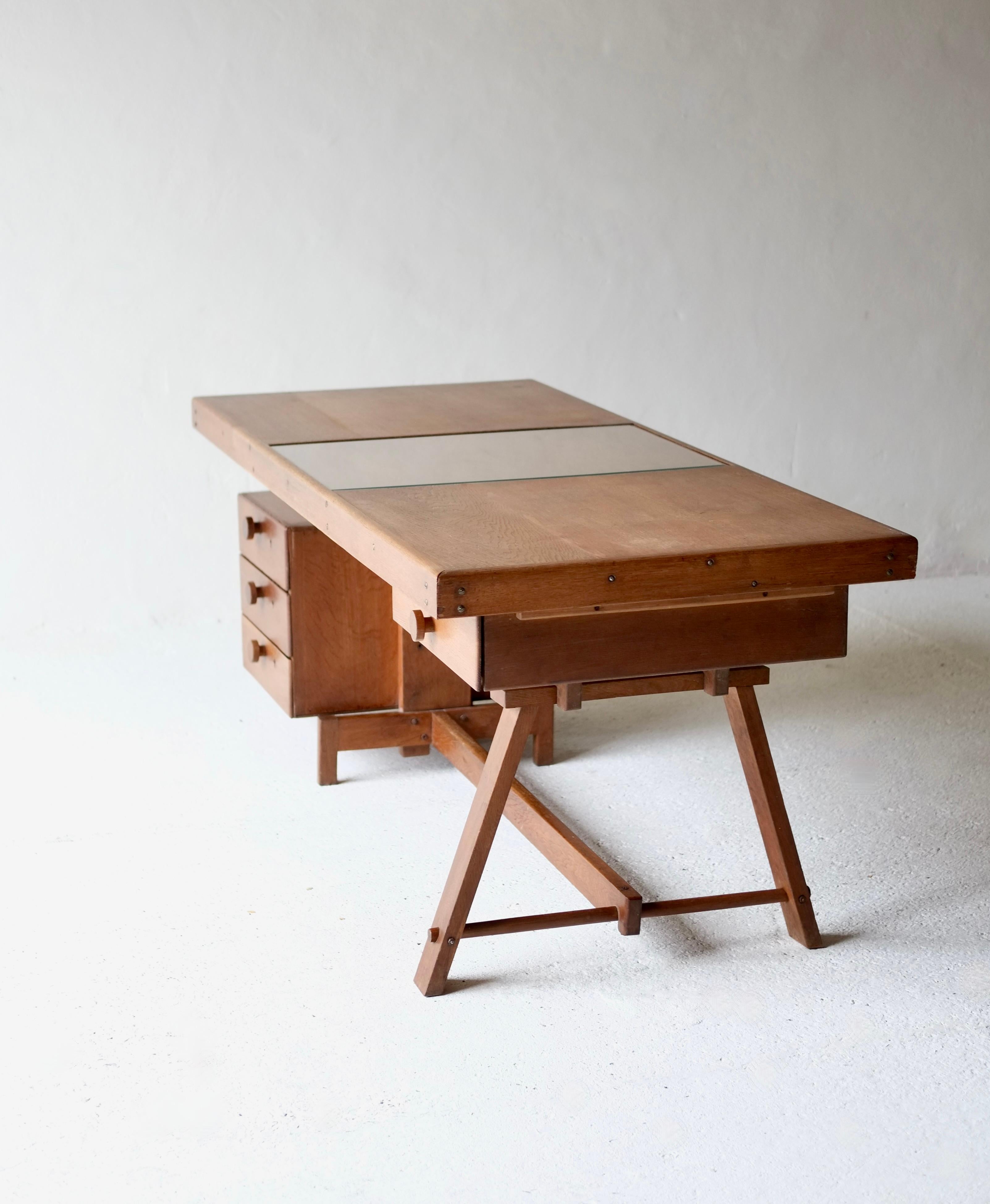 Bespoke 1950's French Desk For Sale 1