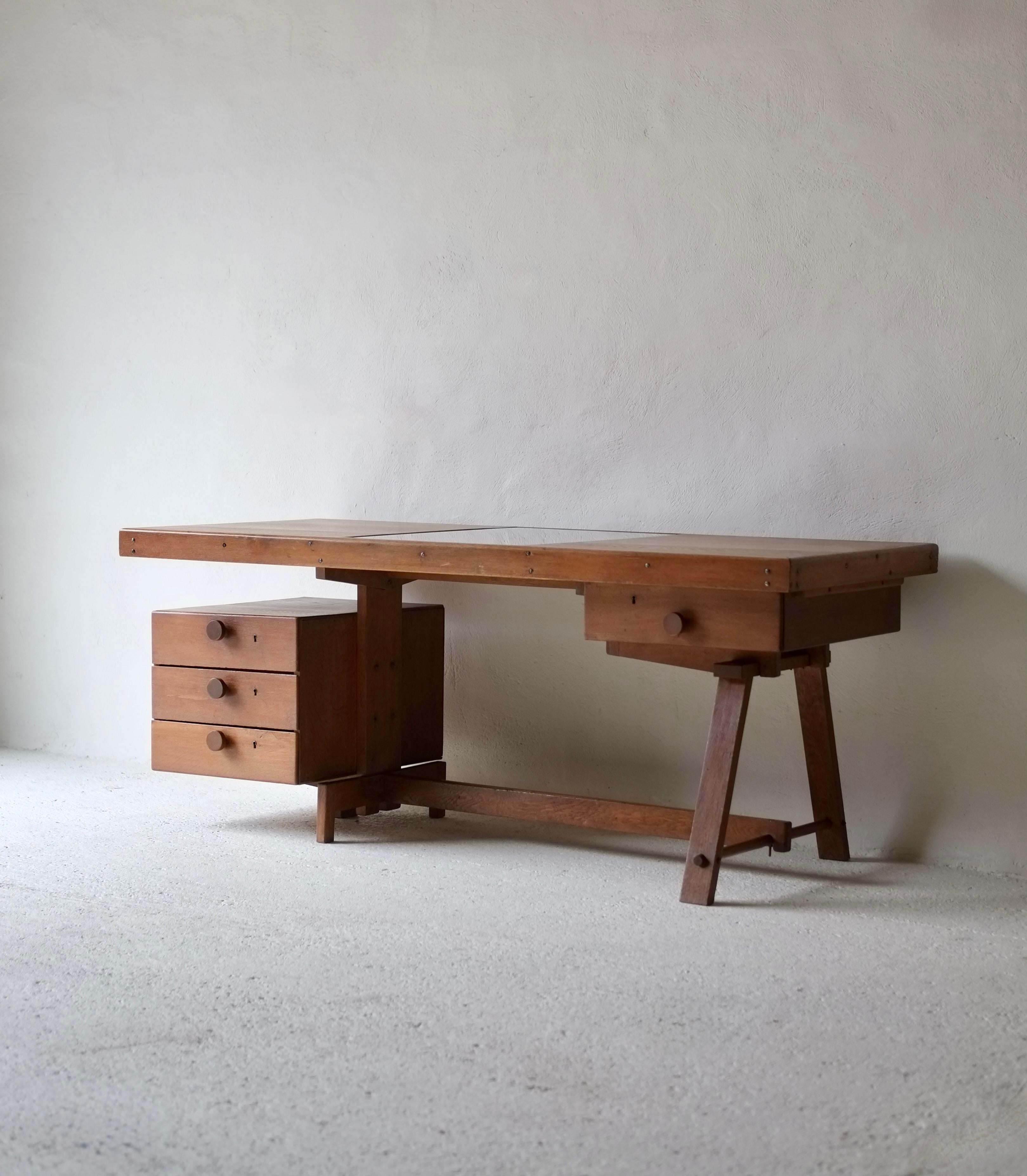 Bespoke 1950's French Desk For Sale 4
