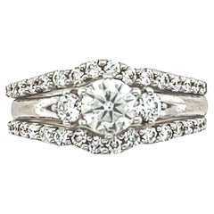 Juego de 3 anillos de diamantes a medida 0,99 ct