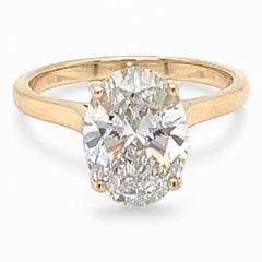 Bespoke 3Carat Pear Diamond 18K Gold GIA F VVS Hasbani Engagement Solitaire Ring