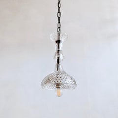 Bespoke Antique English Crystal Pendant