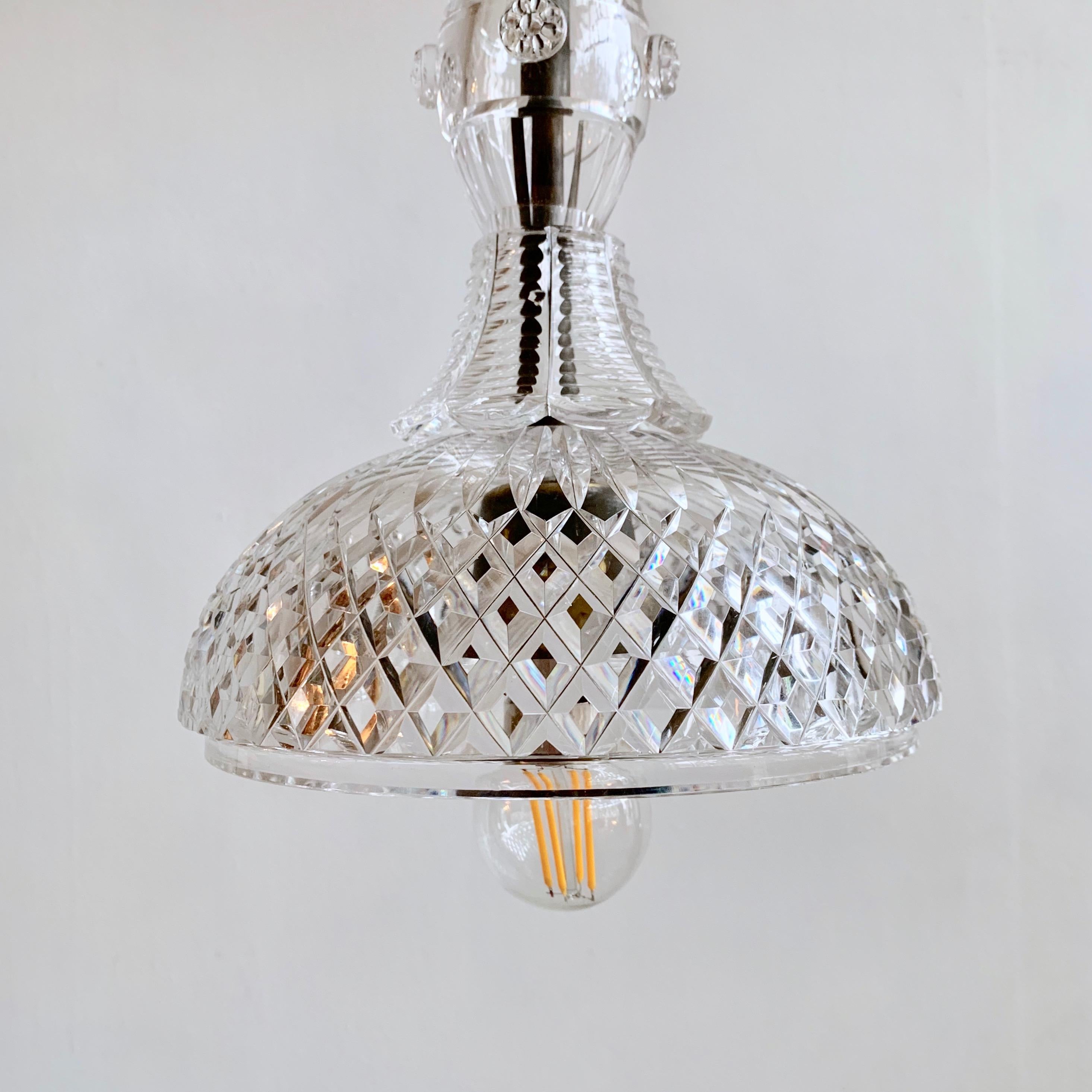 Bespoke Antique English Crystal Pendant For Sale at 1stDibs | antique ...