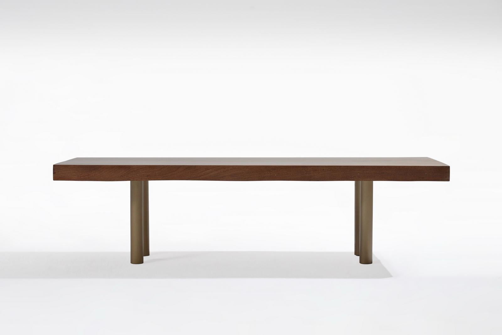 This low table was crafted from a single slab of antique Chicken-Wing wood (鸡翅木 Jīchì mù – read more on this wood below). This cherished wood variety was prized and collected since 14th century China for its grain which mimics the natural world of