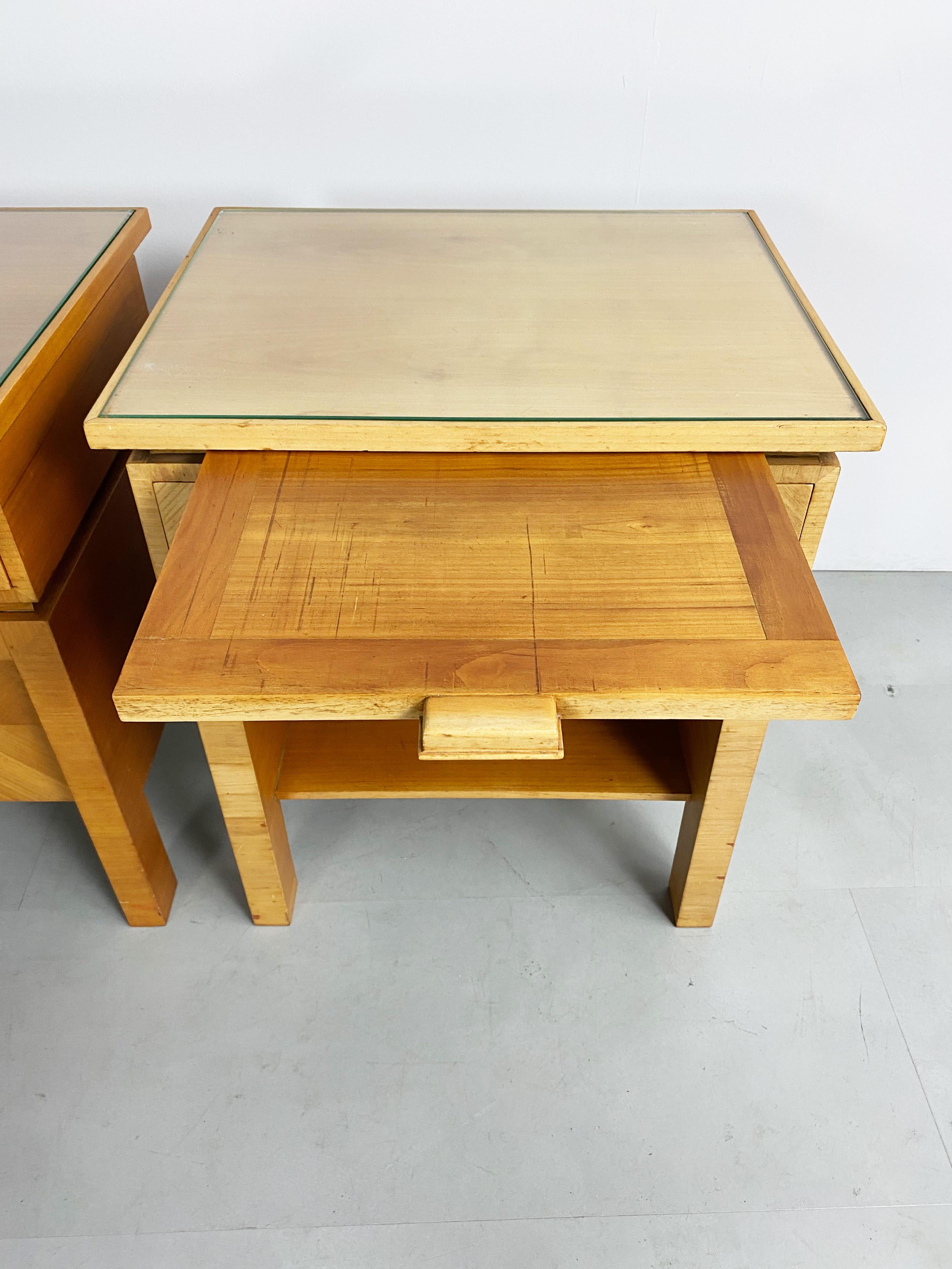 Bespoke Bauhaus Era Bedside Cabinets, Germany, c.1930 6