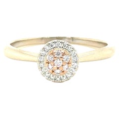 Bespoke Blush Eloise Ring, 18 Carat Rose 
White Gold