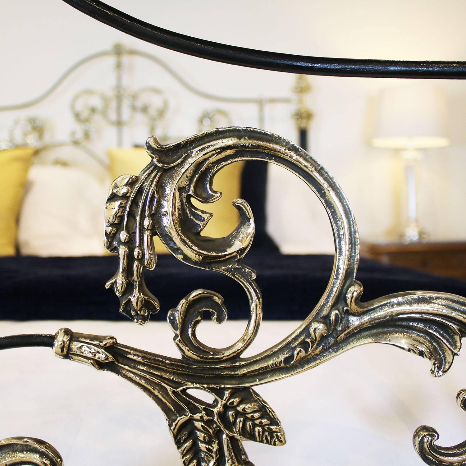 British Bespoke Brass and Iron Tangier Bed For Sale