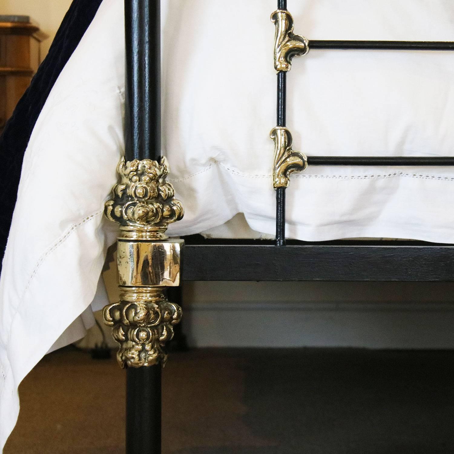 Cast Bespoke Brass and Iron Tangier Bed For Sale