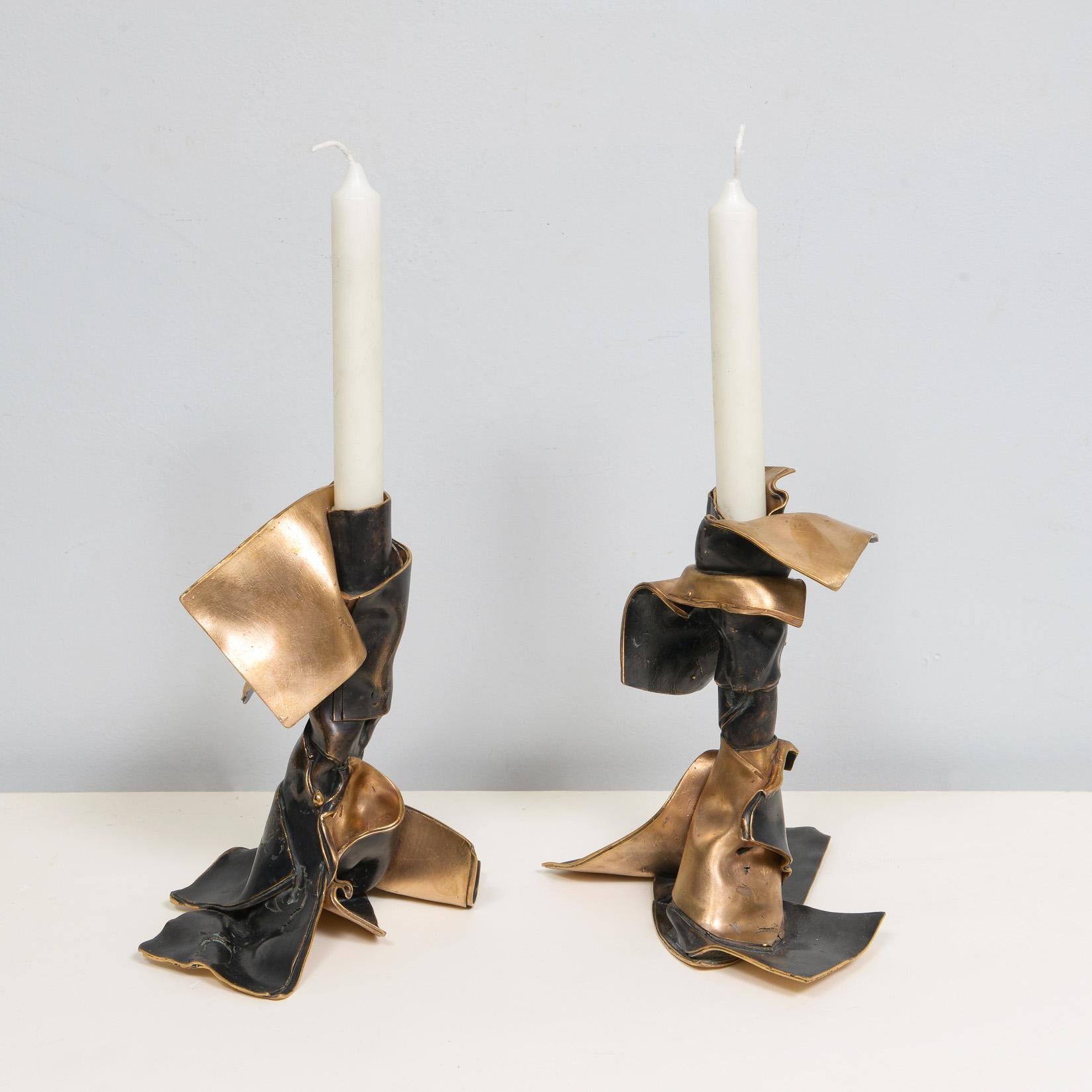 Candelabro in bronzo su misura Les Fleurs du Mal in vendita 2