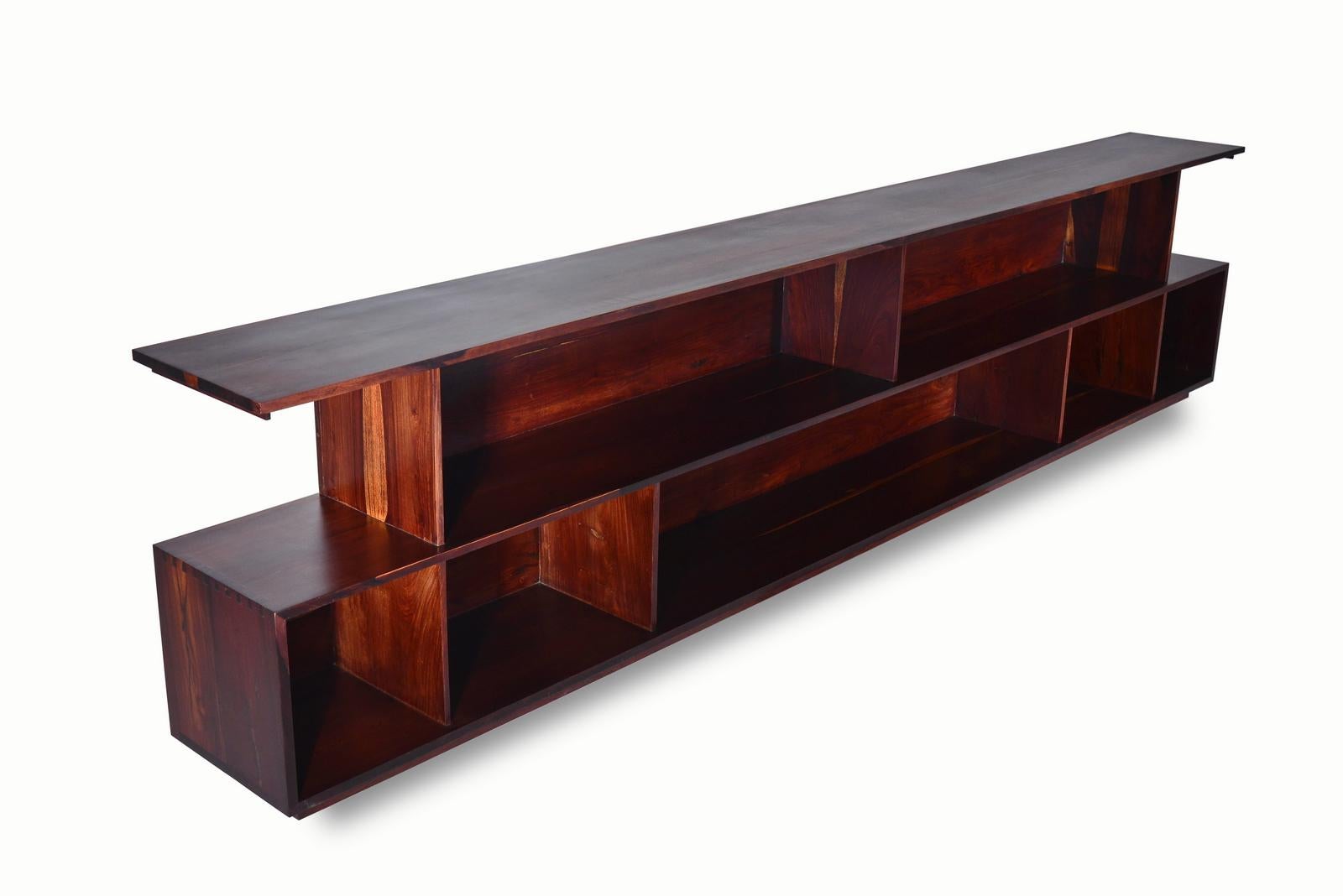 Oiled Bespoke Cabinet Reclaimed Hardwood by P. Tendercool For Sale