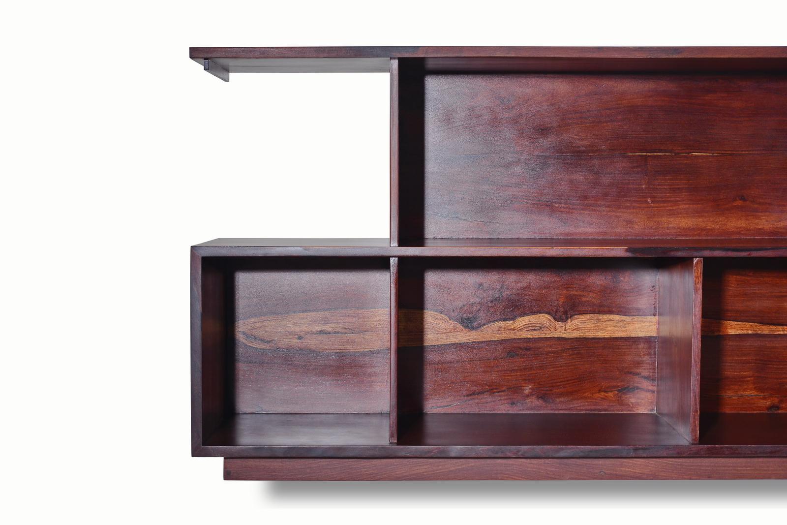 Contemporary Bespoke Cabinet Reclaimed Hardwood by P. Tendercool For Sale