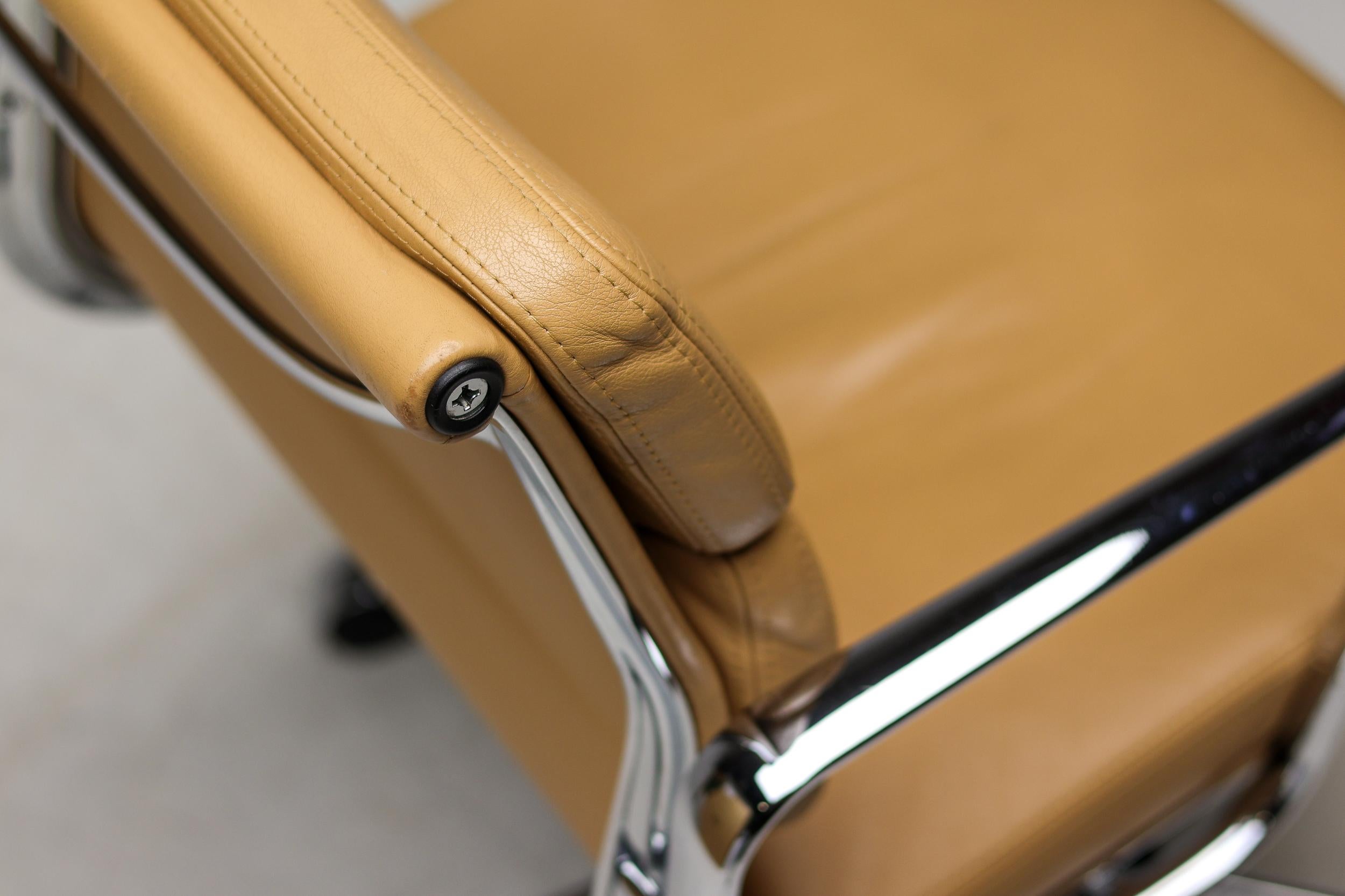 Bespoke Charles & Ray Eames Cognac Leather EA217 Desk Chair 7