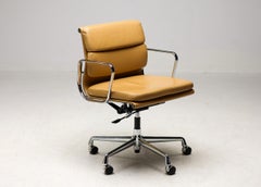 Bespoke Charles & Ray Eames Cognac Leather EA217 Desk Chair