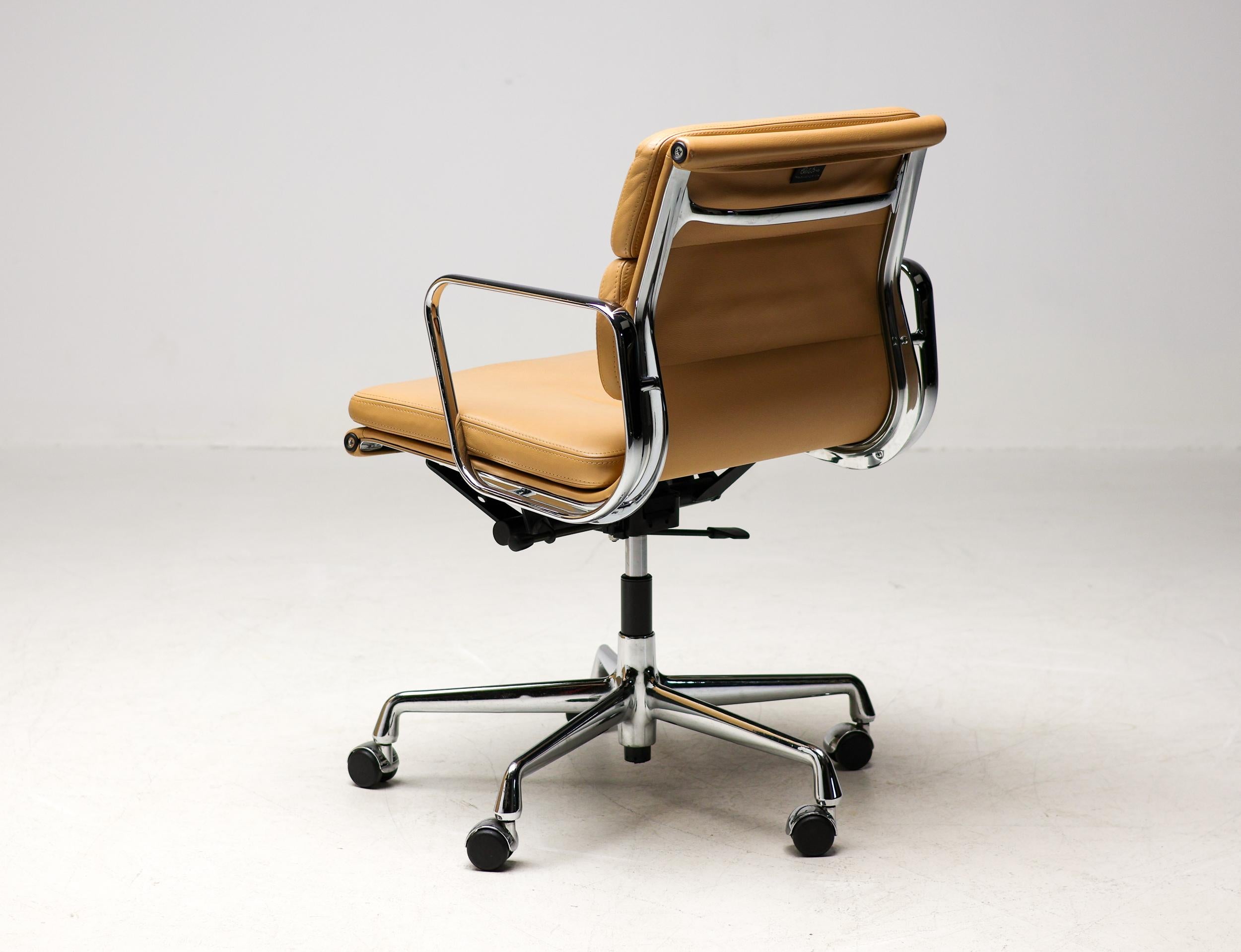 Bespoke Charles & Ray Eames Cognac Leather EA217 Desk Chair 1