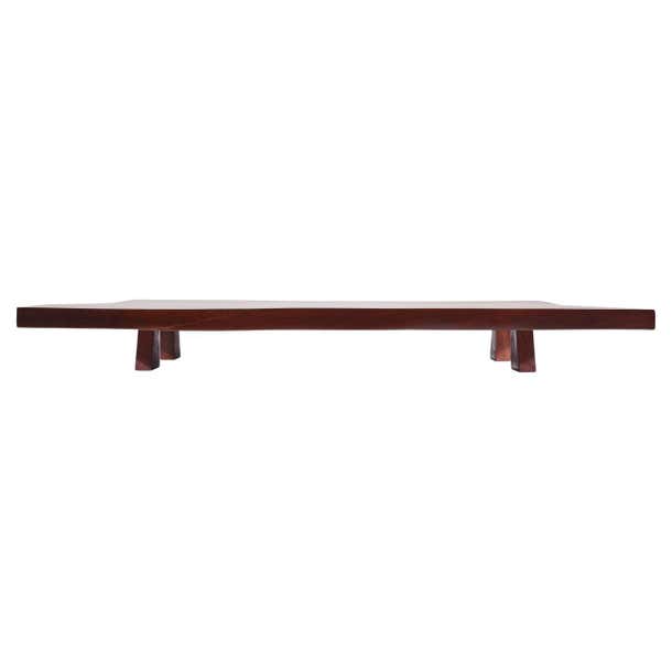 Bespoke Low Table, Antique Hardwood Slab and Wood Bases, by P ...