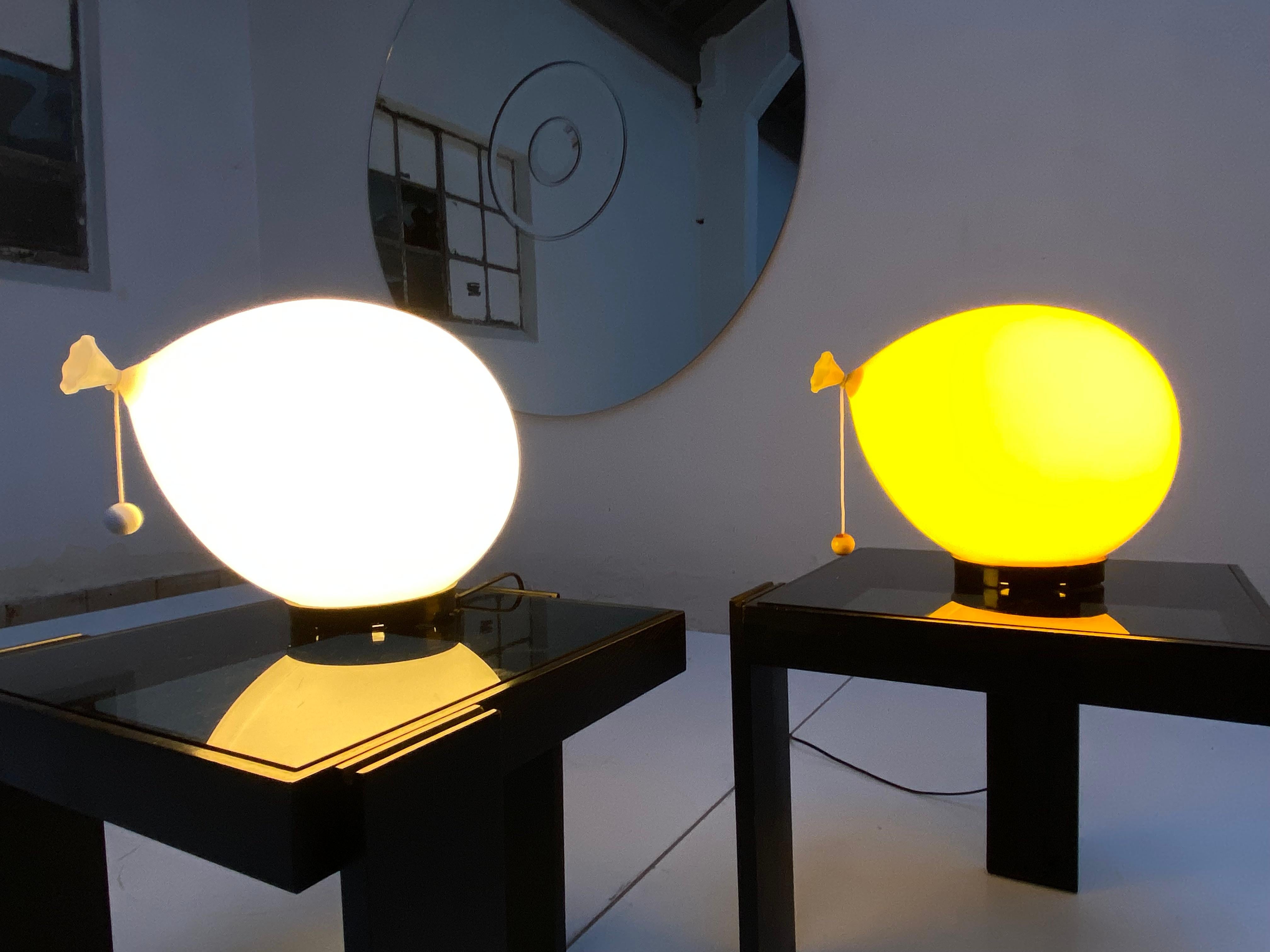 Bespoke Collection of 7 Bilumen Balloon Wall/Ceiling/Table Lights, Italy, 1980s For Sale 2