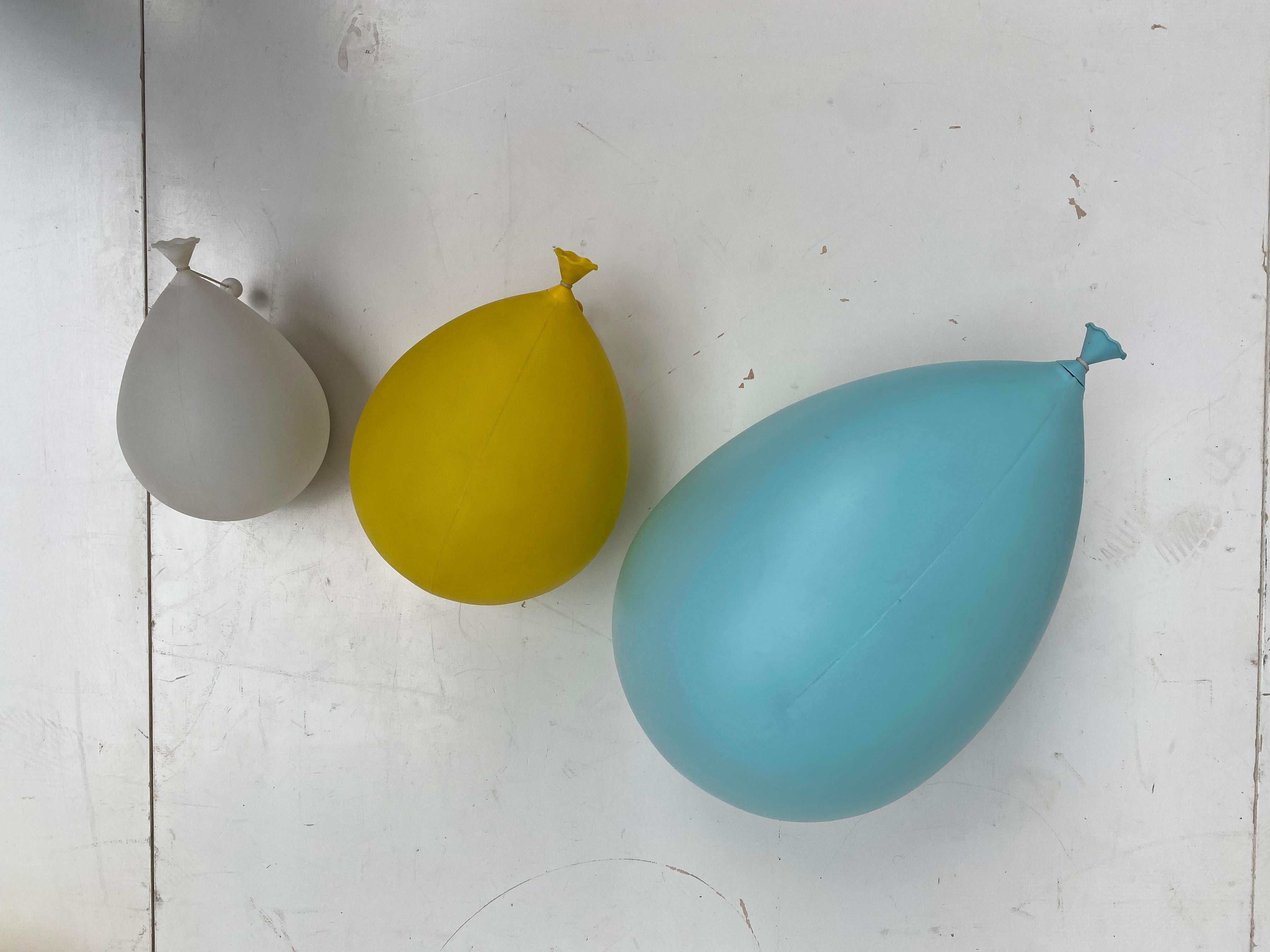 Bespoke Collection of 7 Bilumen Balloon Wall/Ceiling/Table Lights, Italy, 1980s For Sale 8