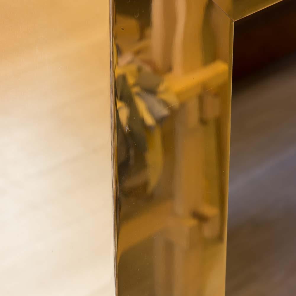 Bespoke Contemporary Gold Color Brass Console Table by Railis Kotlevs, Iceland 3