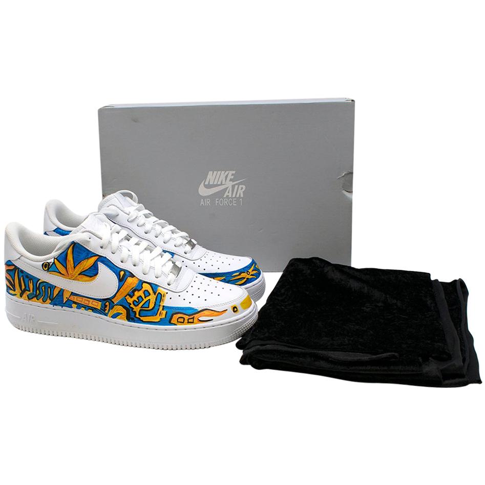 Bespoke customised by ALA  Air Force 1 Low Trainers SIZE 41 For Sale
