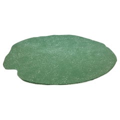 Bespoke Customizable Italian Meadow Green White Resin Bowl Centerpiece/Art Wall