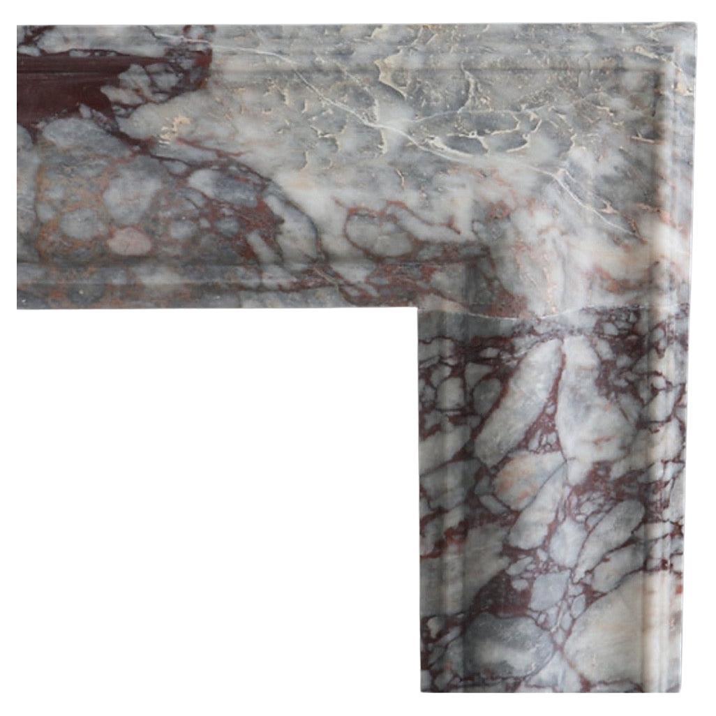 Bespoke Designer Viola Marble Fireplace Mantel In New Condition In Southall, GB