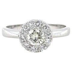 Bague grappe de diamants sur mesure 0,63 carat