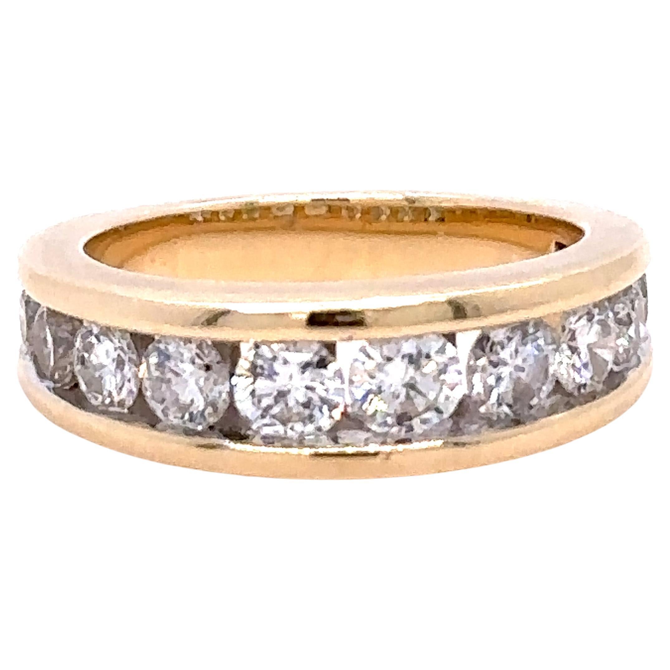 Bague de fiançailles en diamant sur mesure 1.30ct en vente
