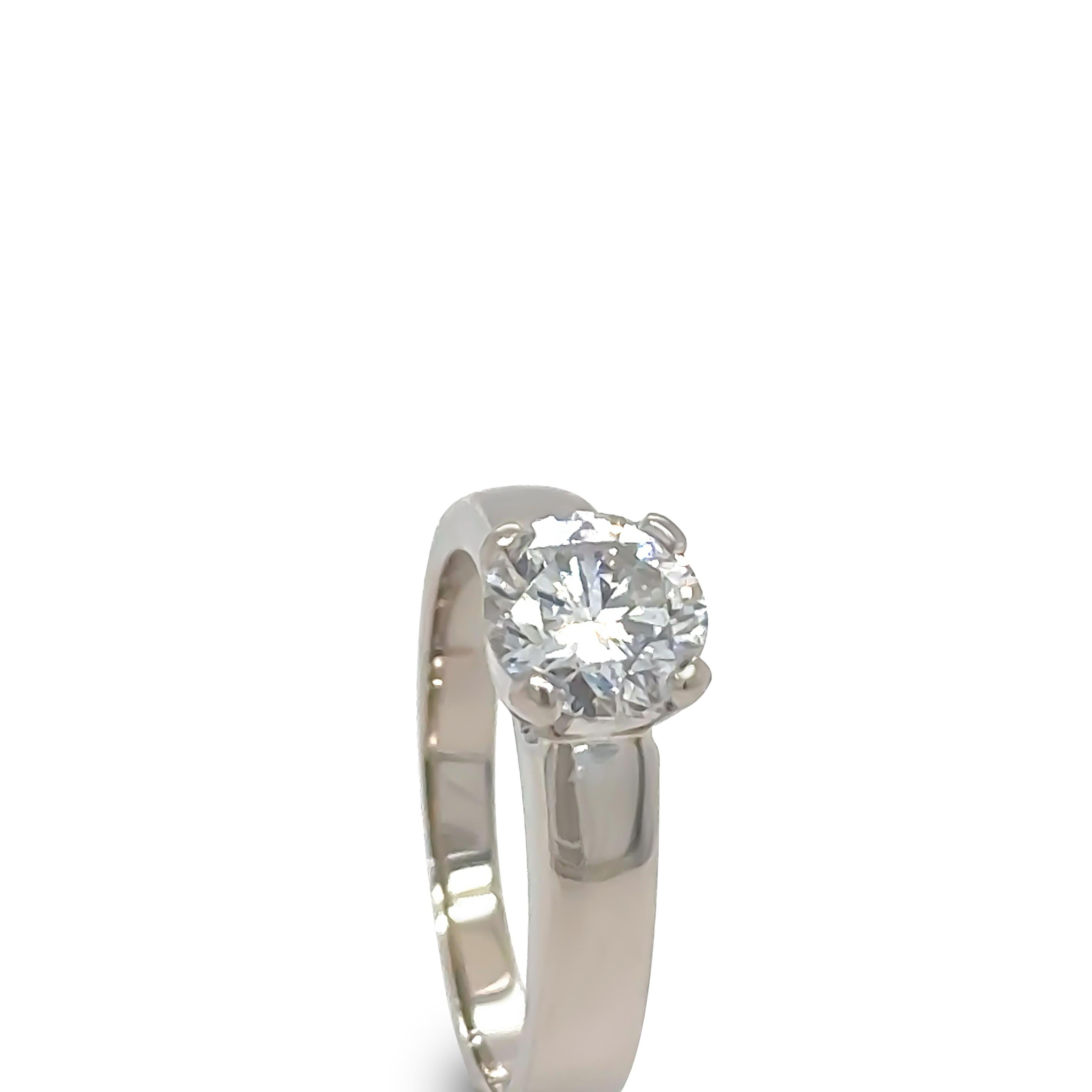 Round Cut Bespoke Diamond Engagement Ring 1.56ct