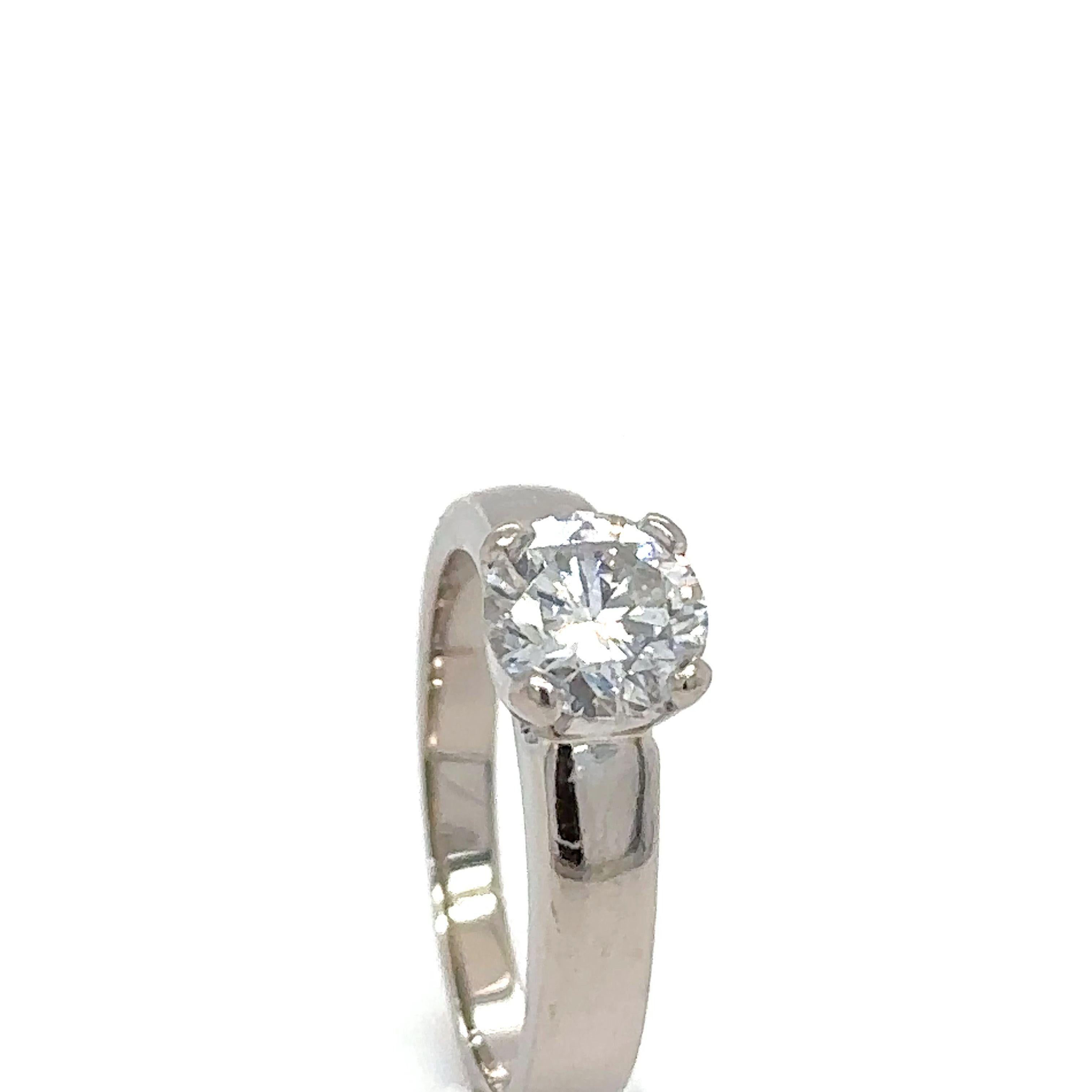 Women's Bespoke Diamond Engagement Ring 1.56ct For Sale