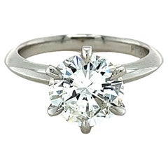 Maßgeschneiderter Diamant-Verlobungsring 2.26 Karat