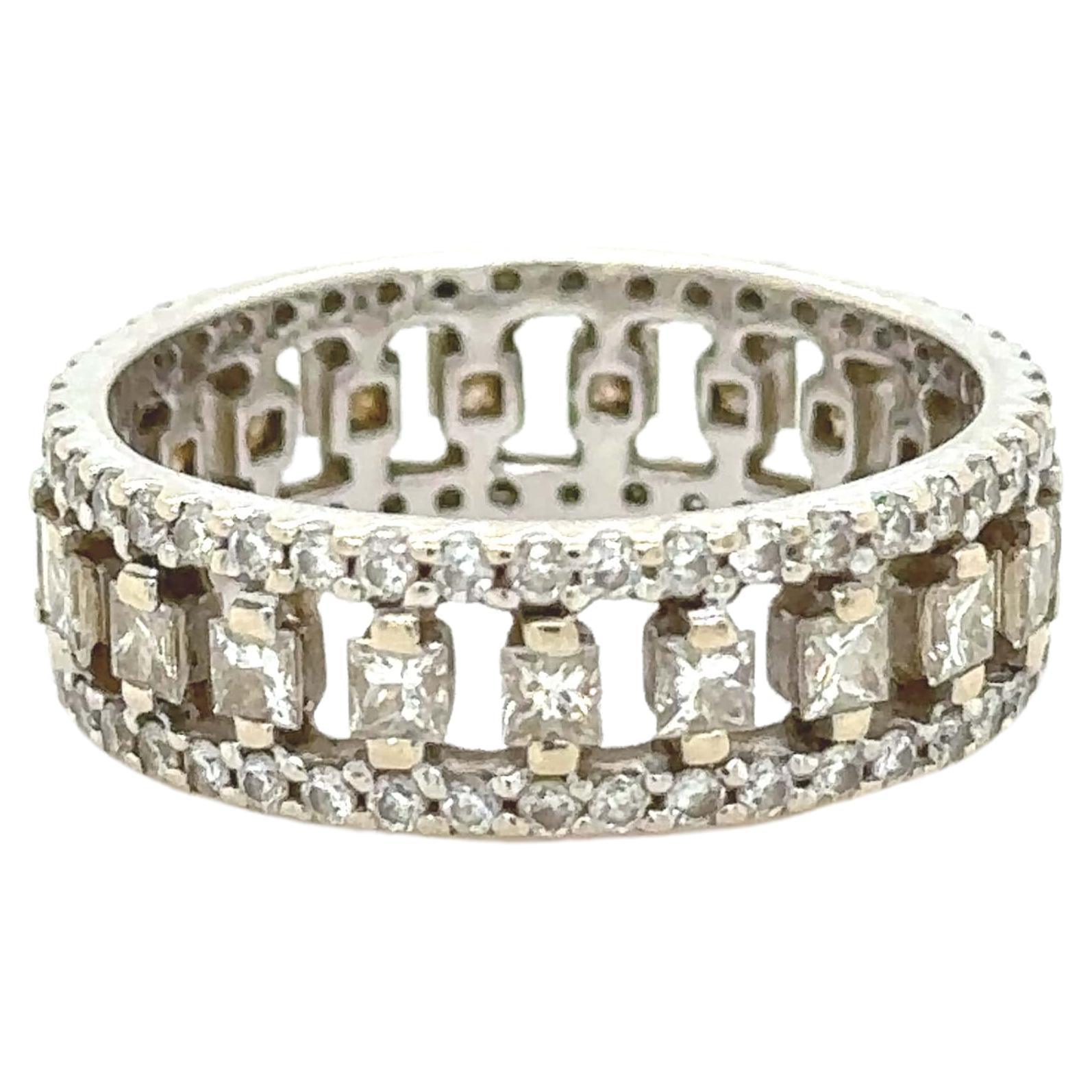 Bespoke Diamond Eternity Ring 2.00 Carat For Sale
