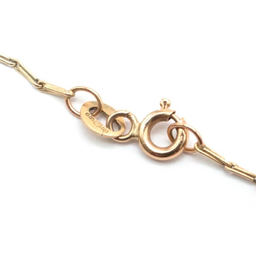 Bespoke Diamond Gold Circle Pendant Necklace For Sale 2