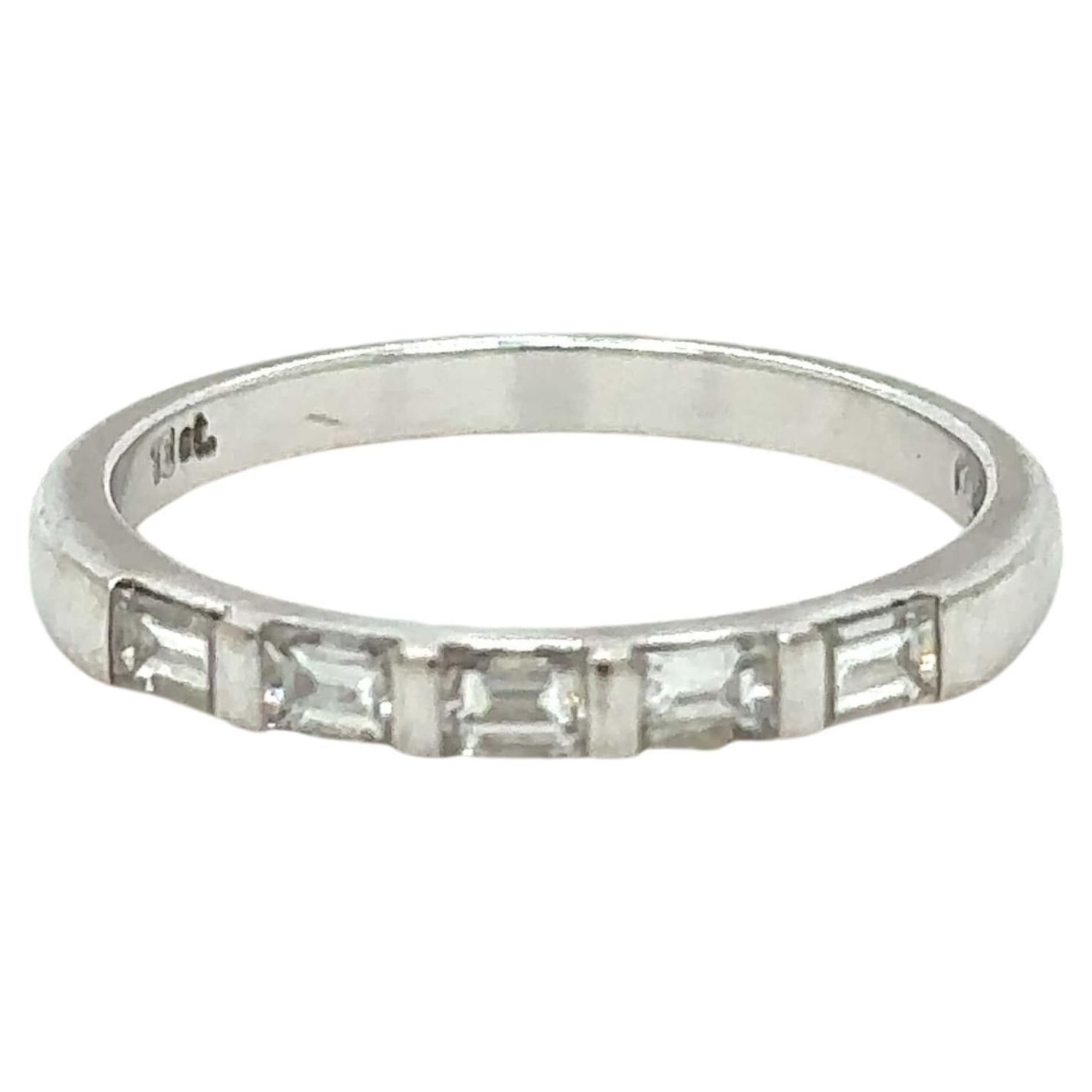 Bespoke Diamond Half Eternity Ring 0.50ct For Sale
