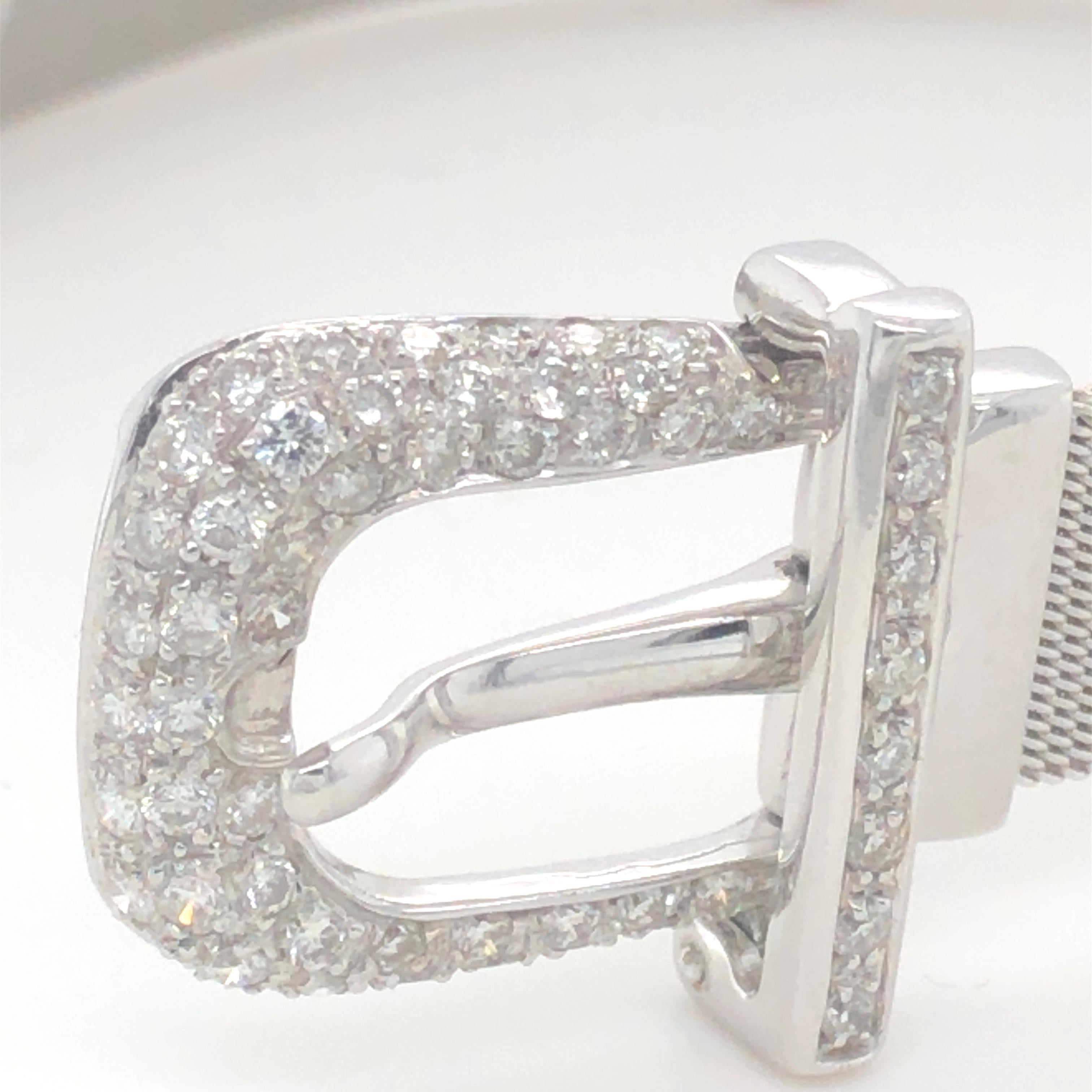 Bespoke Diamond Handmadeset Buckle Bracelet 1