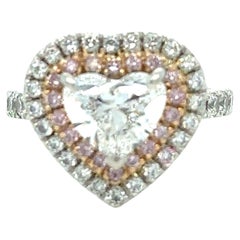 Bespoke Diamond Heart Ring 1.50 Carat