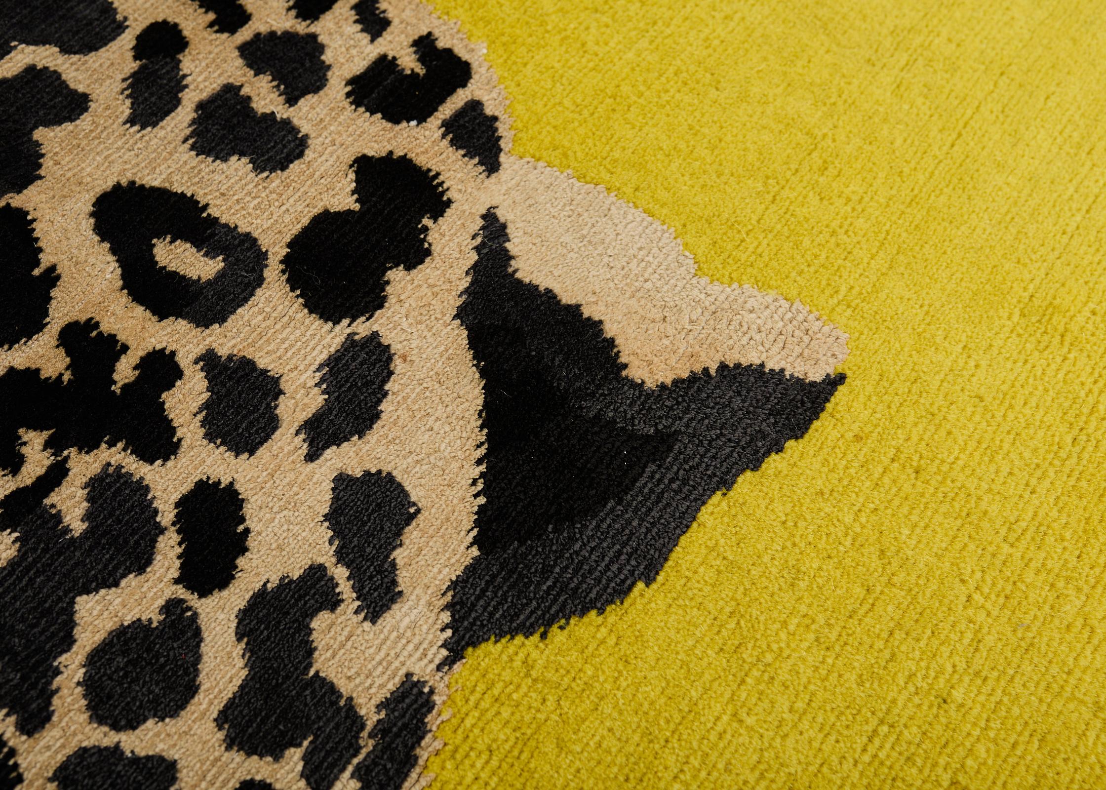 Diane Von Furstenberg Double Climbing Leopard-Teppich 13'W x 13'L im Angebot 4
