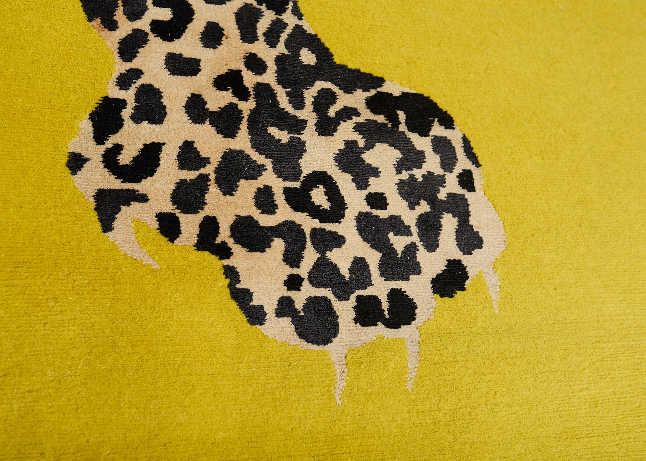 Diane Von Furstenberg Double Climbing Leopard-Teppich 13'W x 13'L im Angebot 5