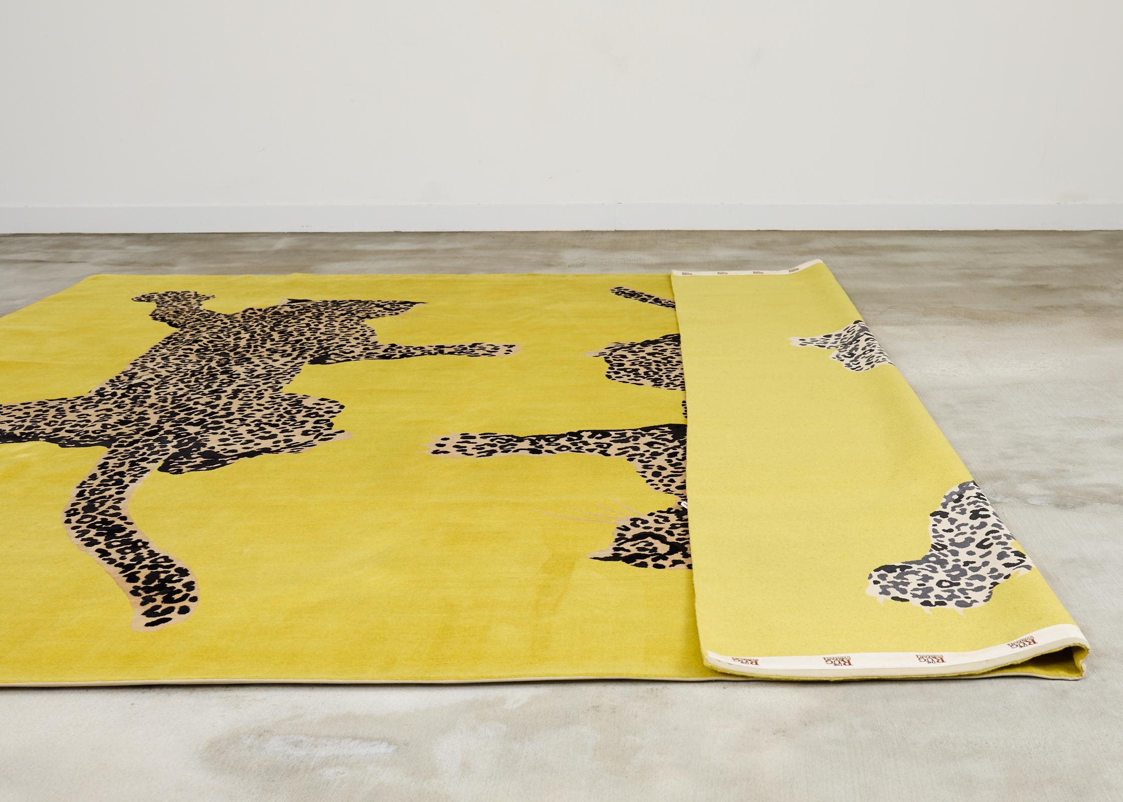 Diane Von Furstenberg Double Climbing Leopard-Teppich 13'W x 13'L im Angebot 9